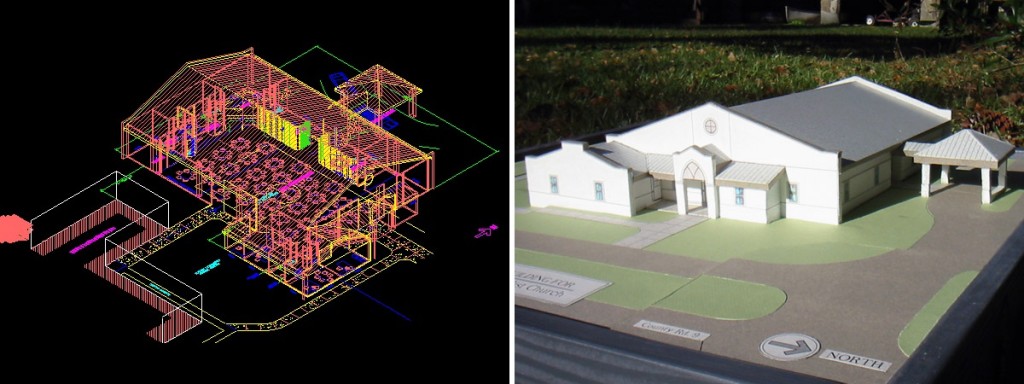 DMA_church-CAD-physical-model